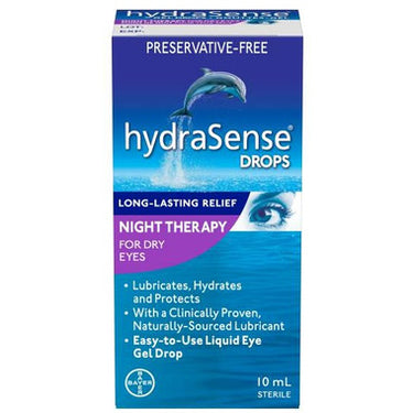 hydraSense Eye Gel Drops Night Therapy For Dry Eyes